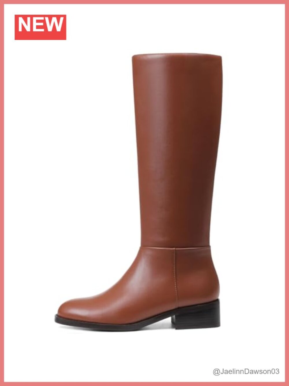 Knee High Boots for Women Long Tall Equestrian Style Low Heel Shoes